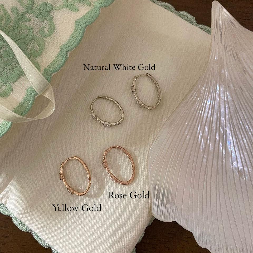 CZ Hoop Earrings