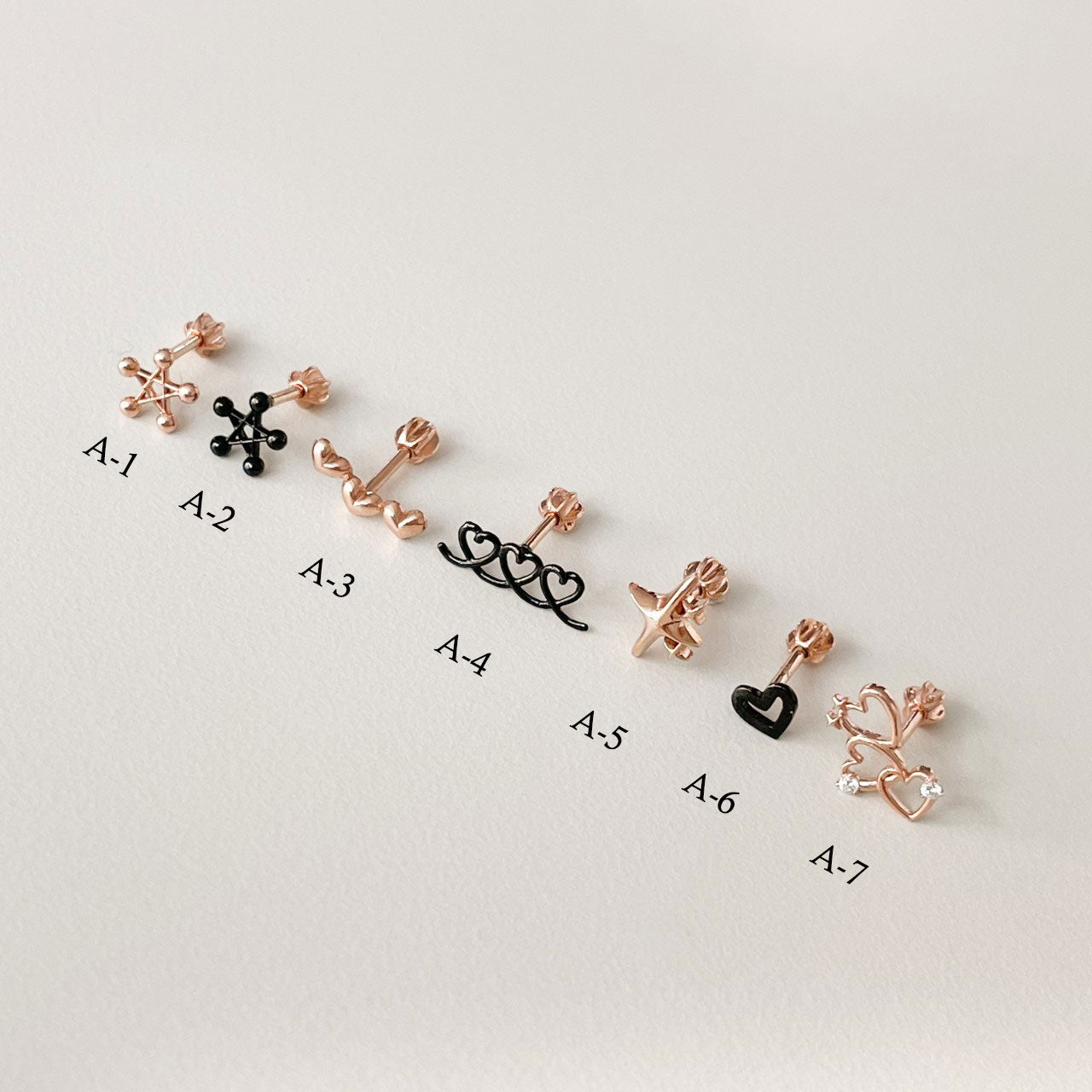Star & Love Piercing