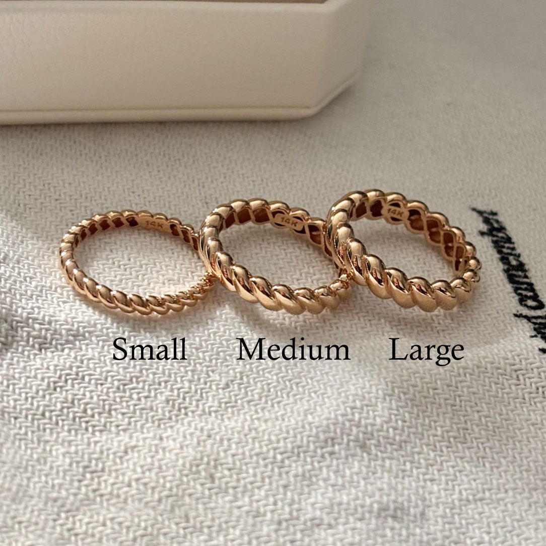 Twisted Rope Ring
