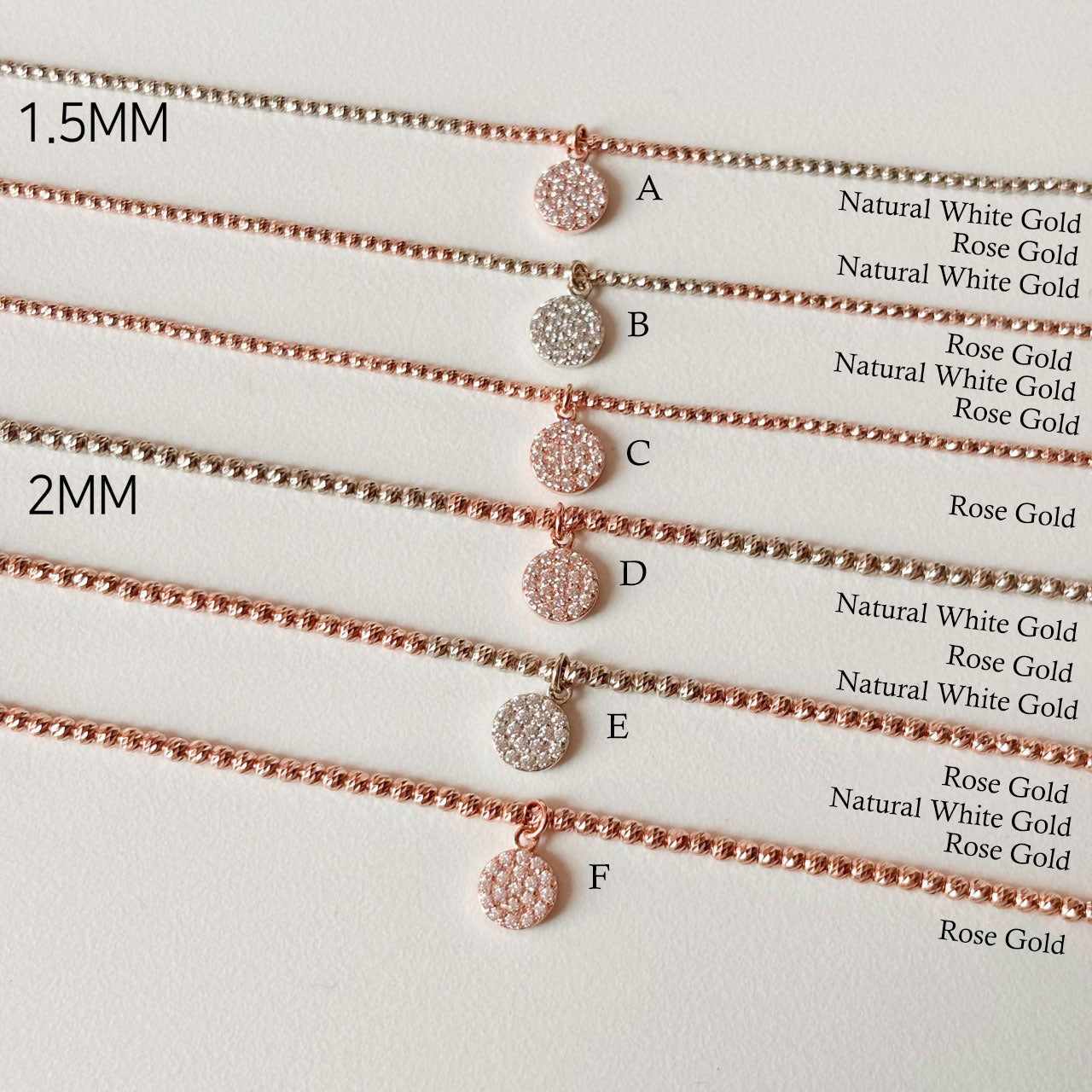 Disc Beaded Bracelet