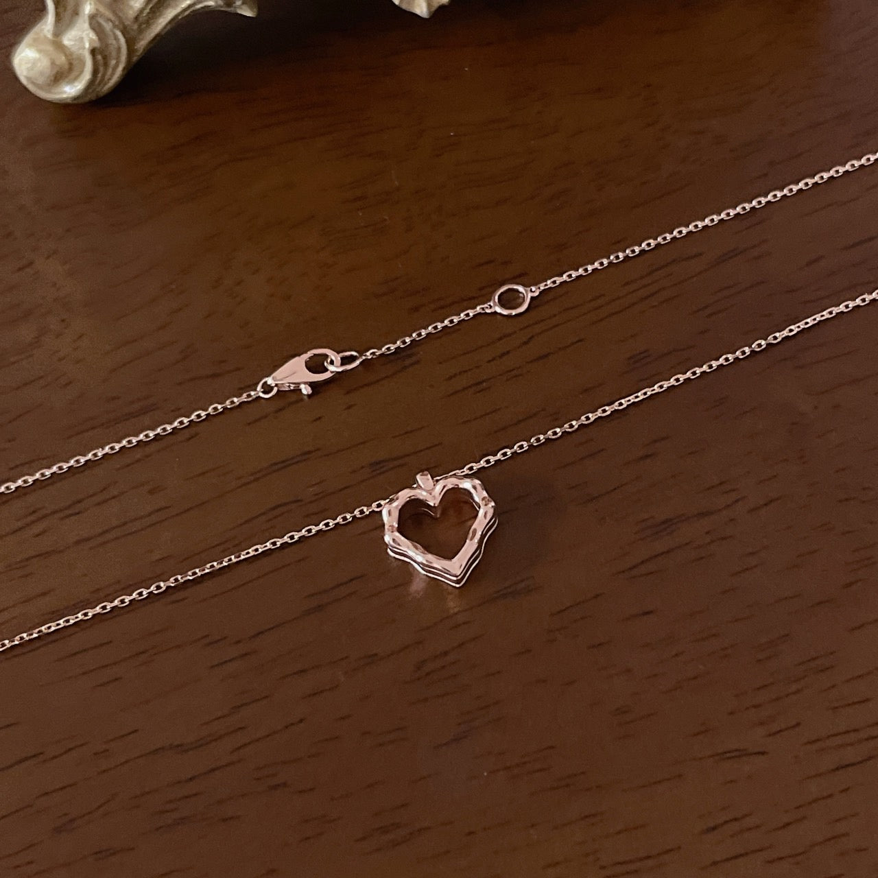 Antique Heart Cut Necklace