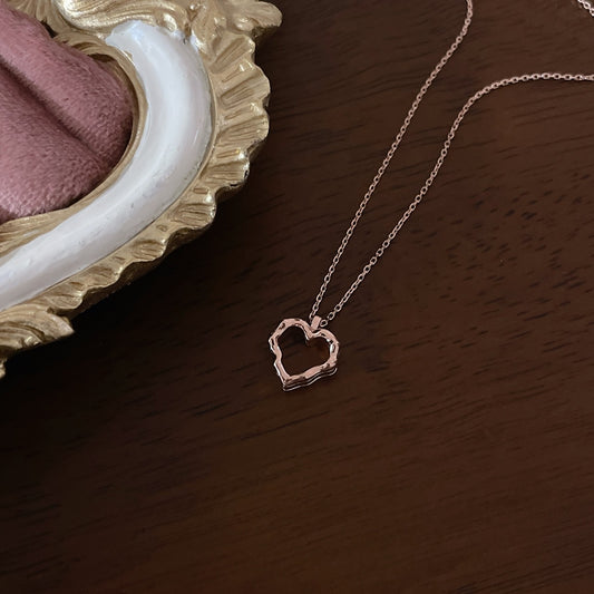 Antique Heart Cut Necklace