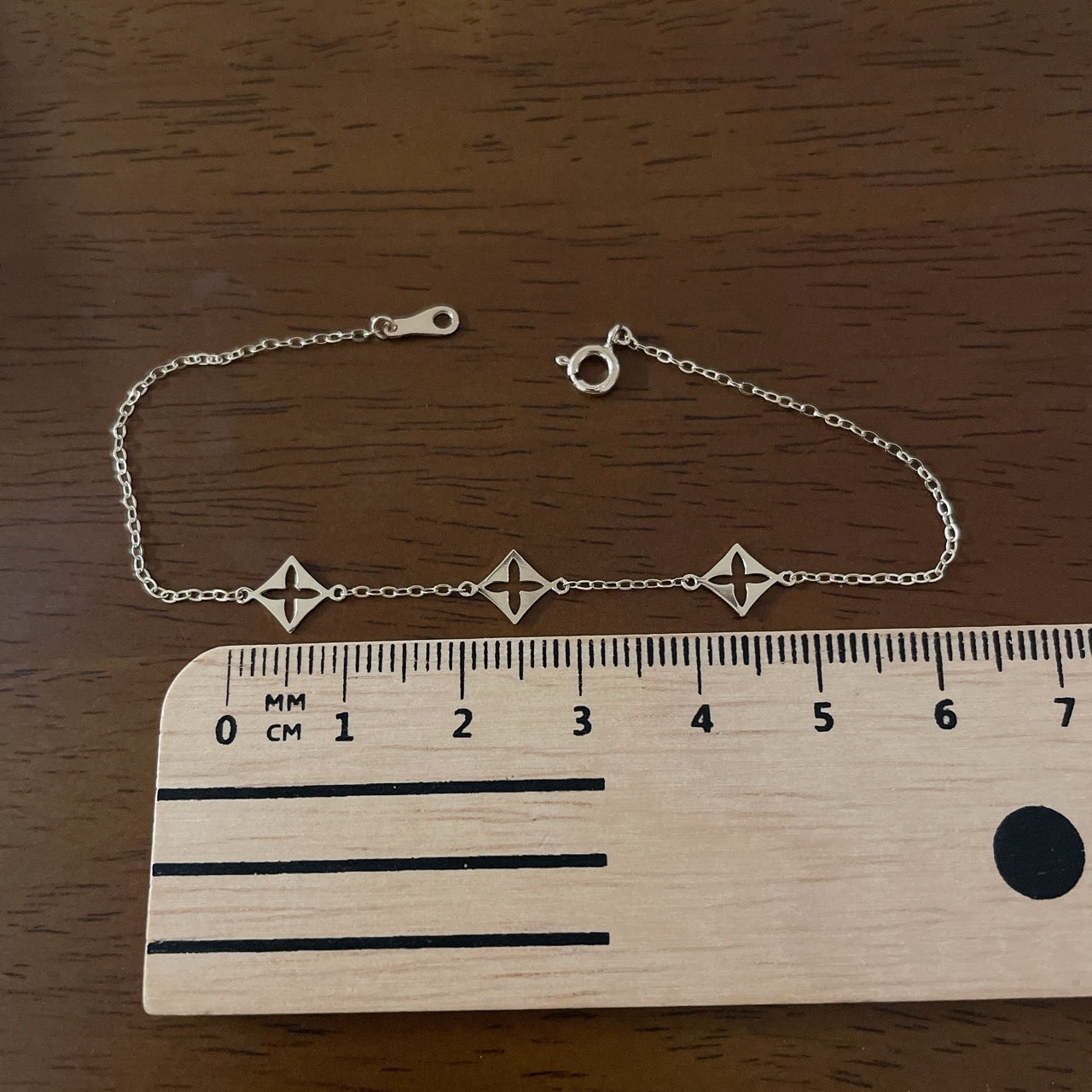 Rhombus Chain Bracelet