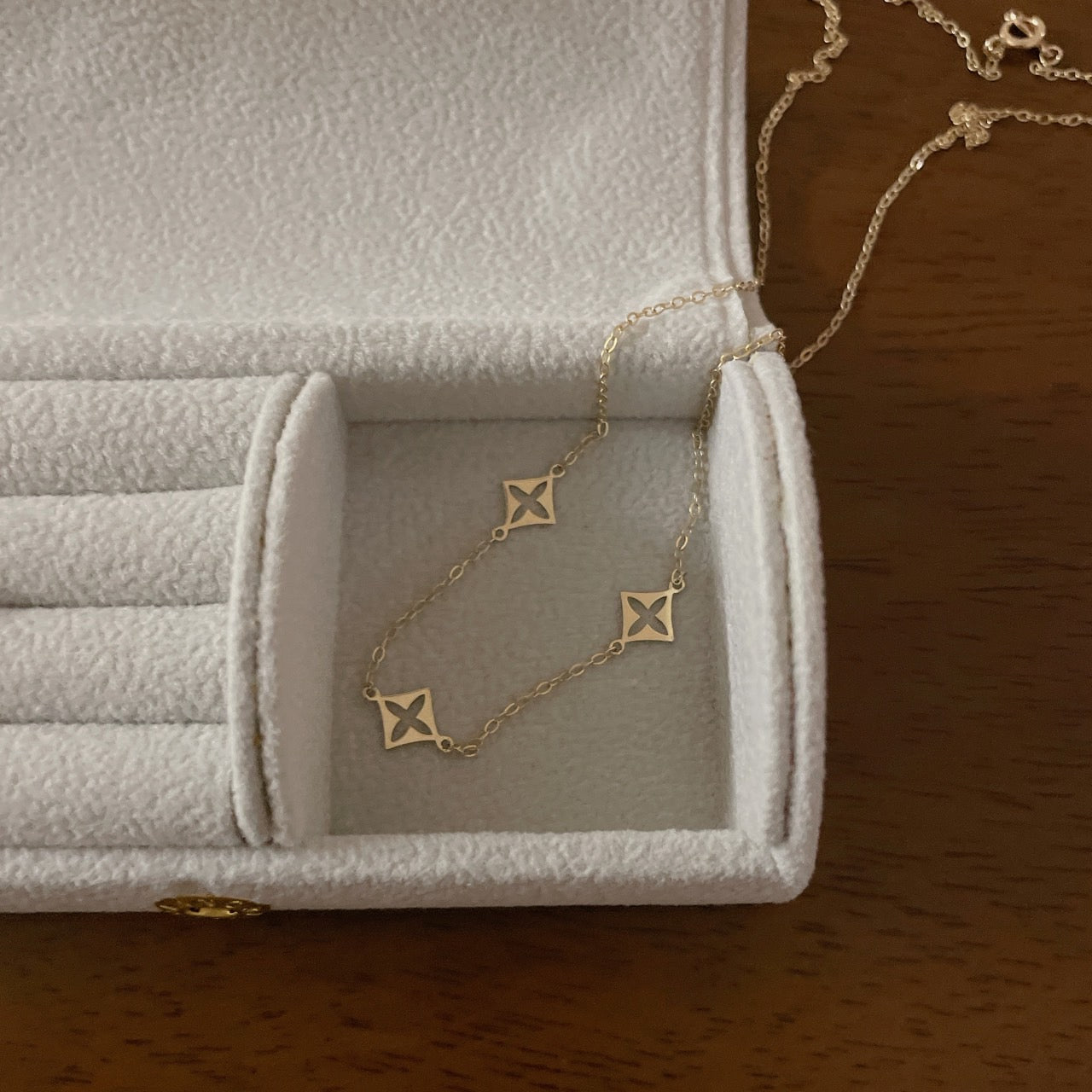 Rhombus Chain Necklace
