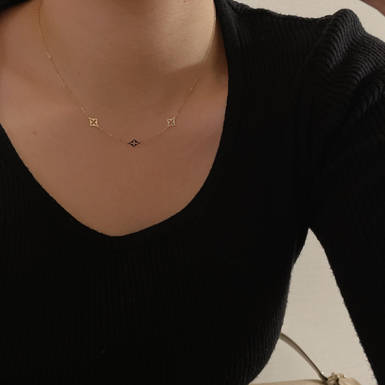Rhombus Chain Necklace