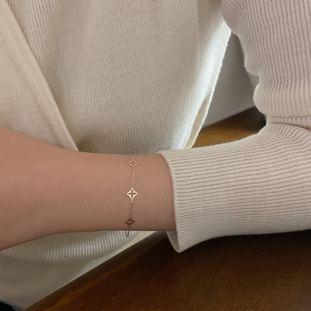Rhombus Chain Bracelet