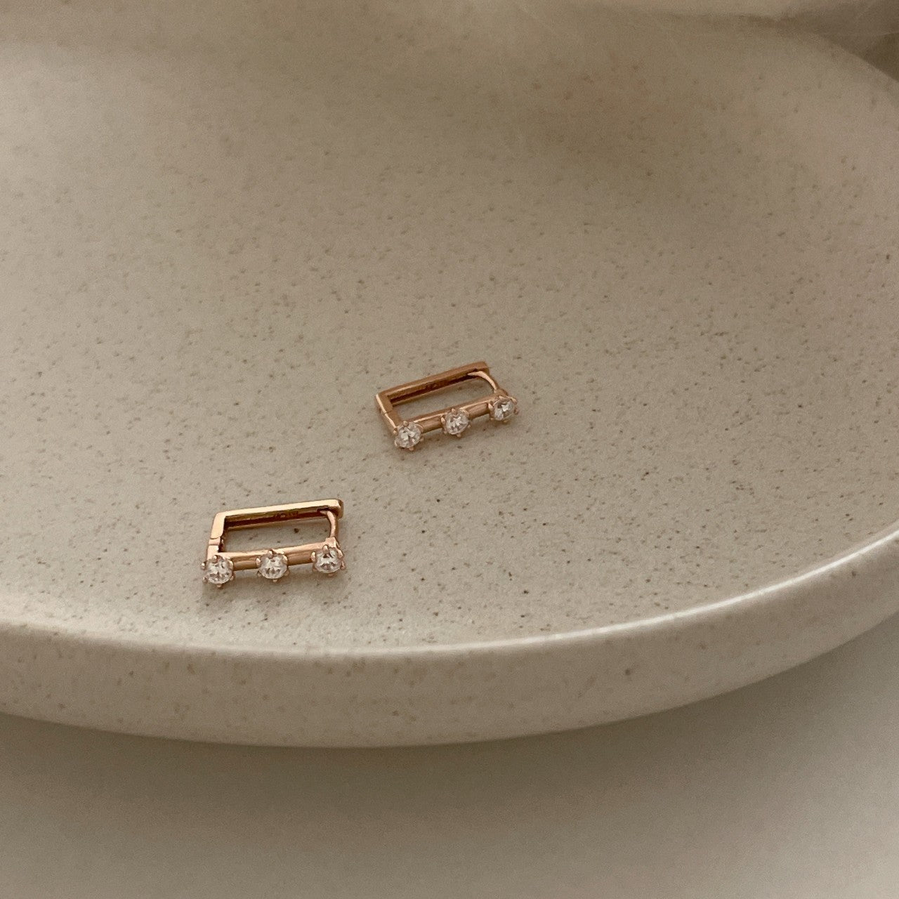 Rectangular Hoop Earrings