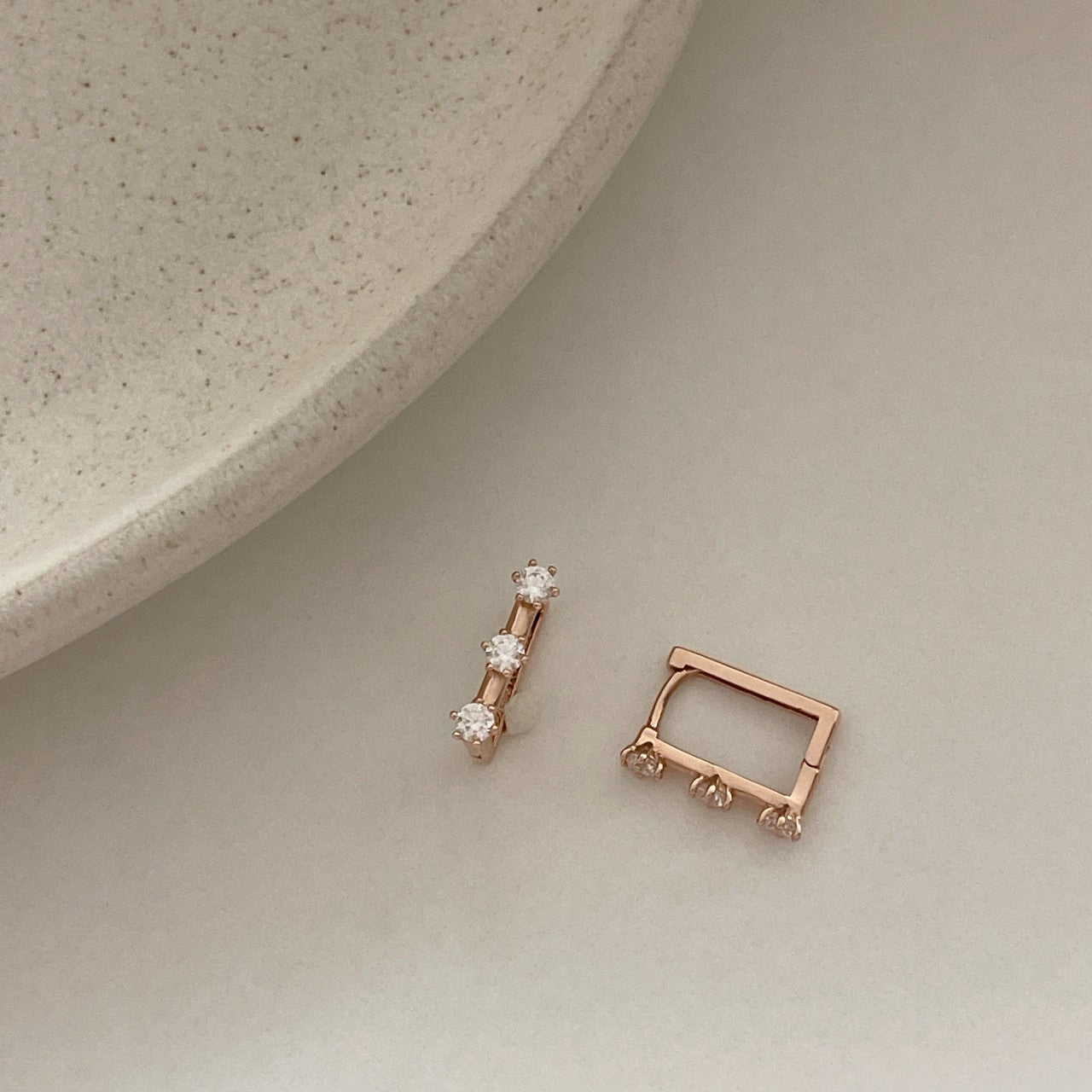 Rectangular Hoop Earrings
