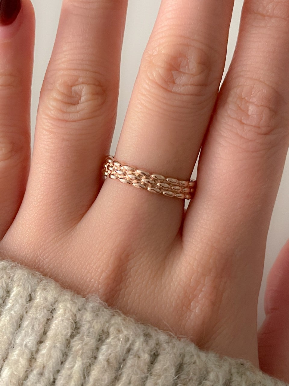 Layered Rope Ring