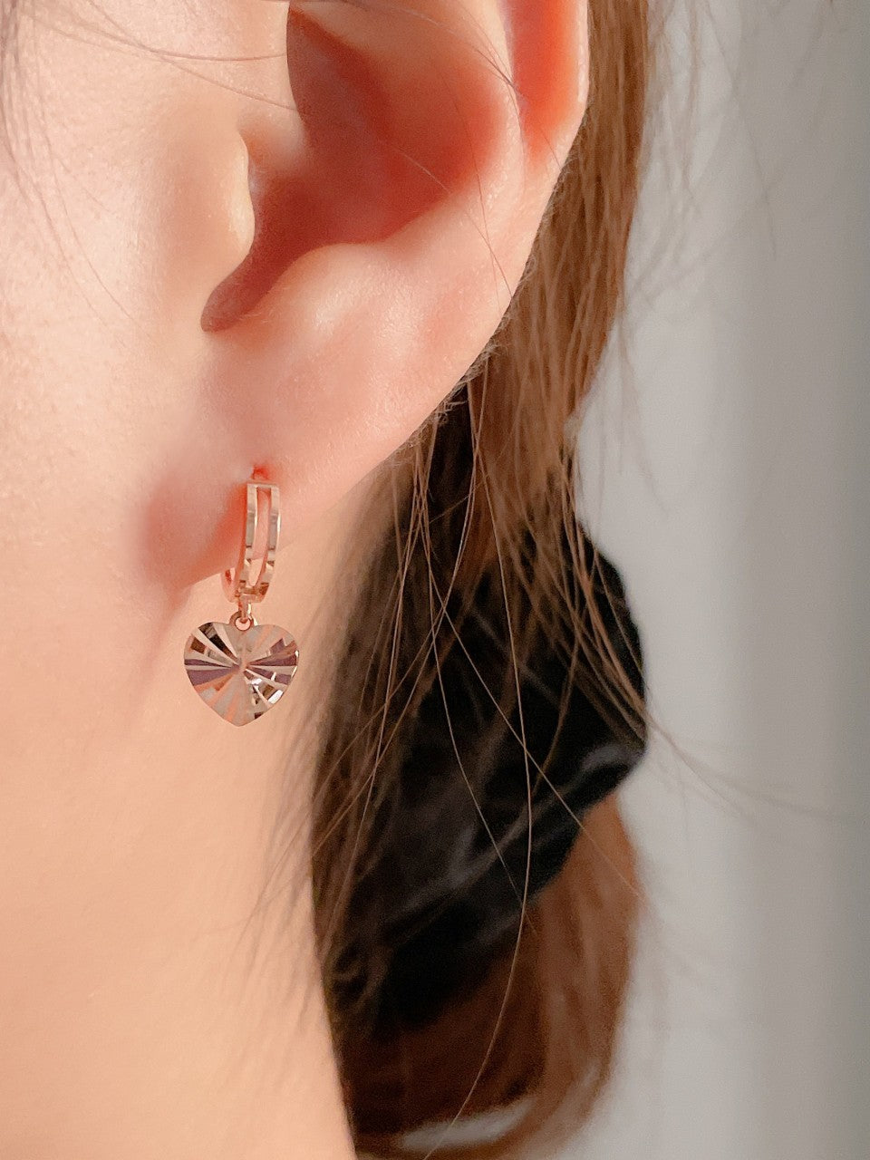 Heart Drop Earrings