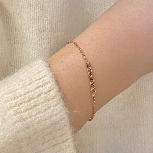 Blue Diamond Bracelet