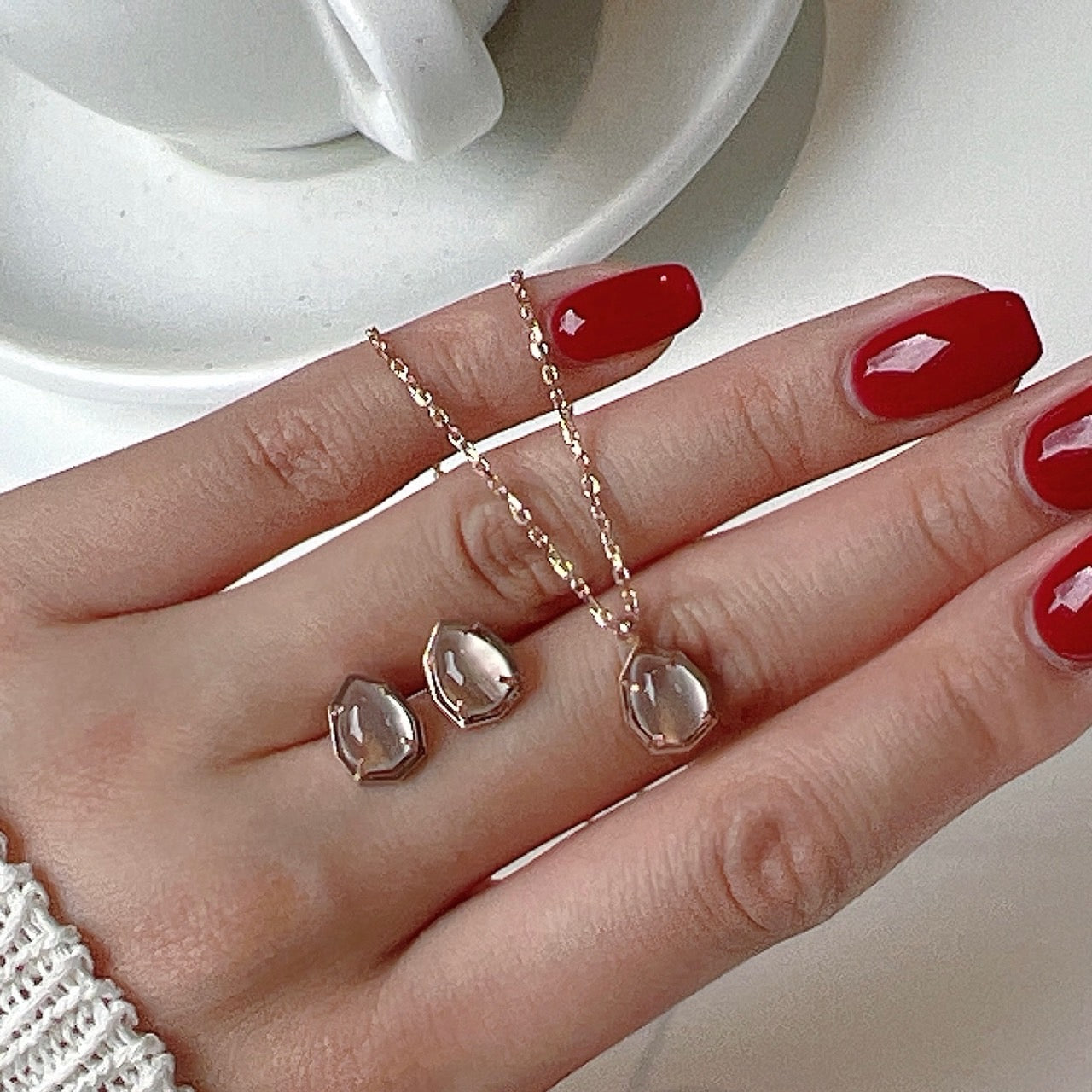 Moonstone Earrings