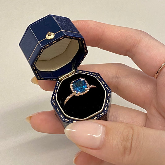 Blue Topaz Ring