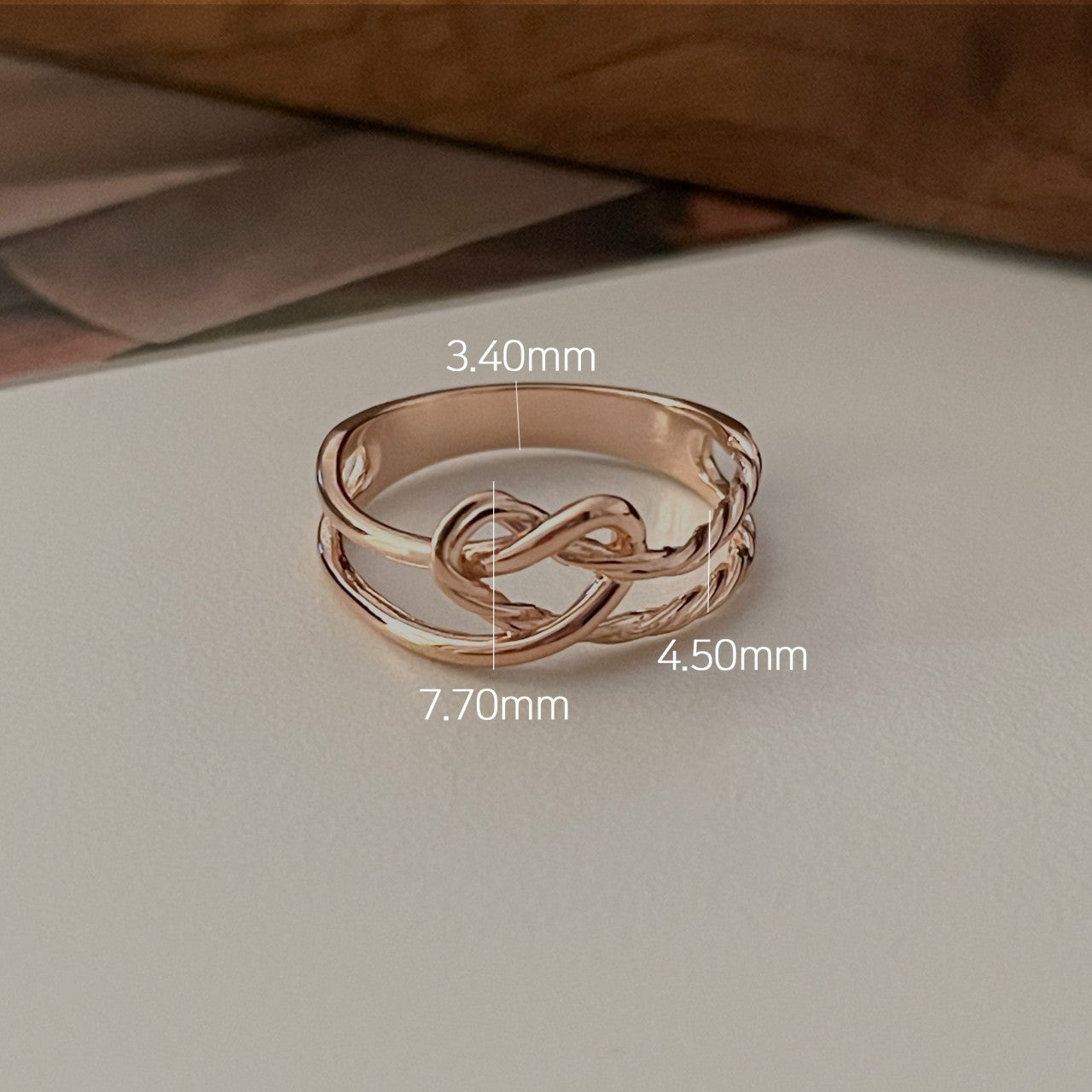 Heart Pretzel Ring