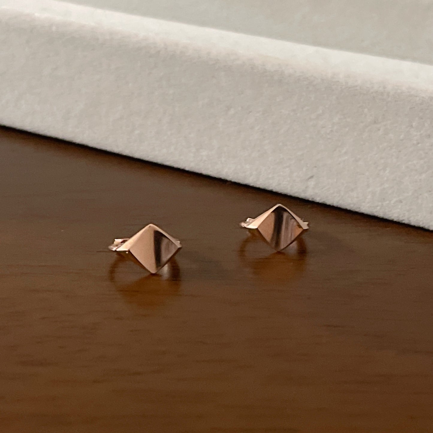 Rhombus Hoop Earrings