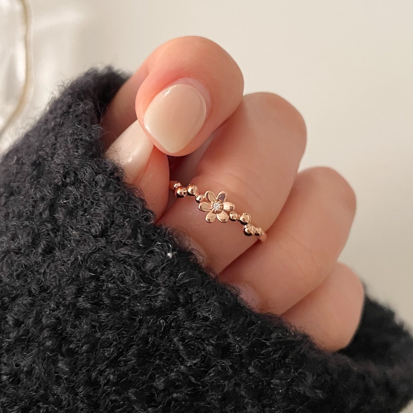 Flower Diamond Ring