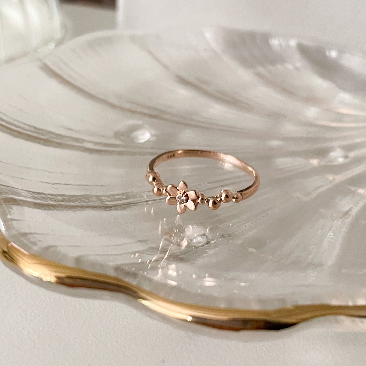 Flower Diamond Ring