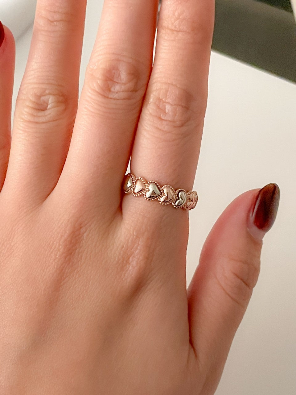 Heart Link Ring