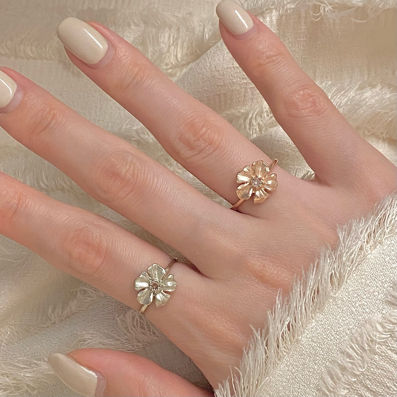 Poppy Flower Ring