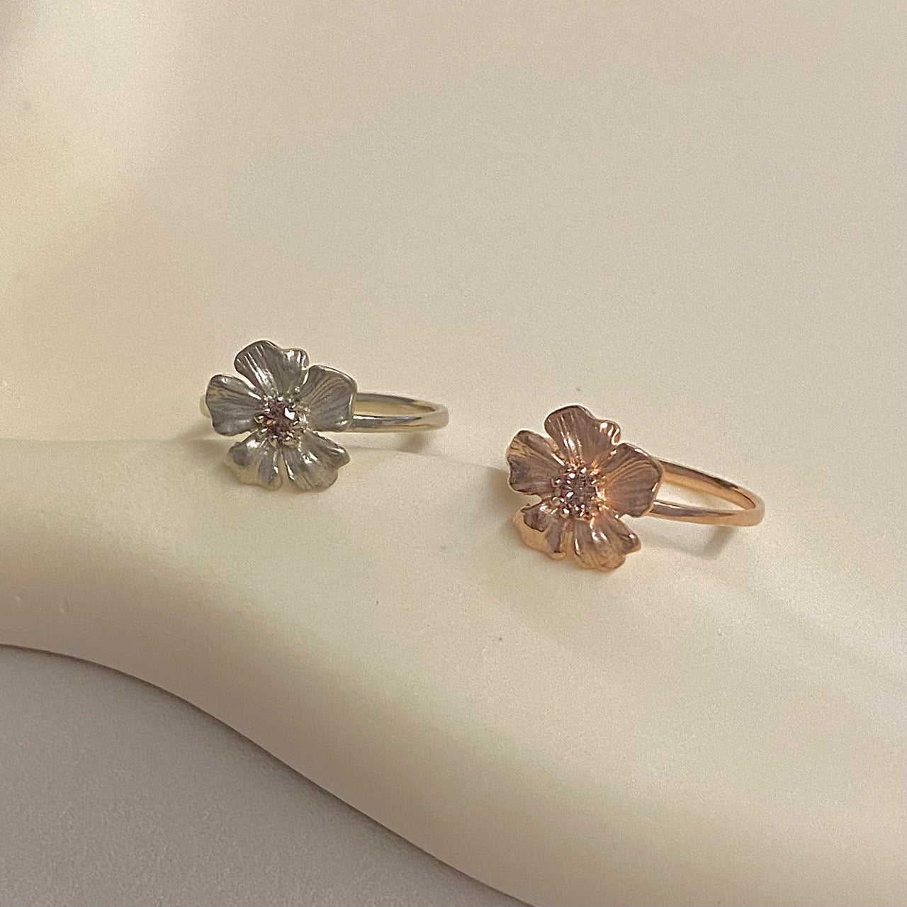 Poppy Flower Ring