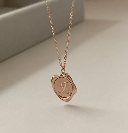 Custom Initial Diamond Necklace