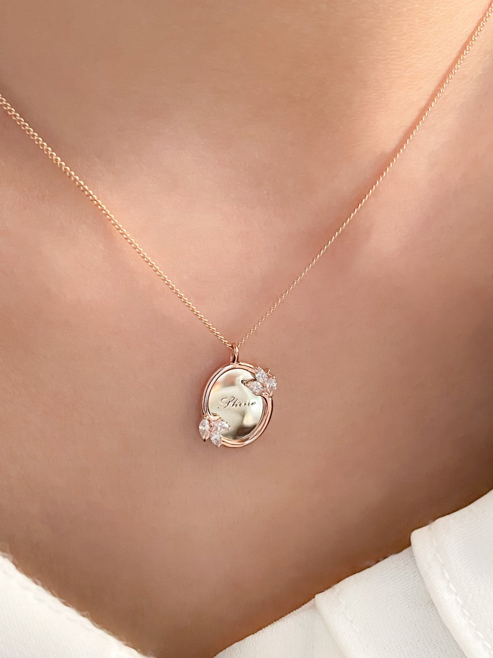 Custom Name Mirror Necklace