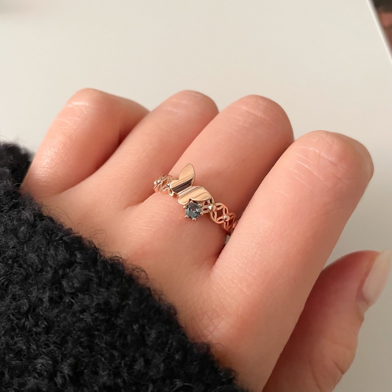 Butterfly Marine Ring