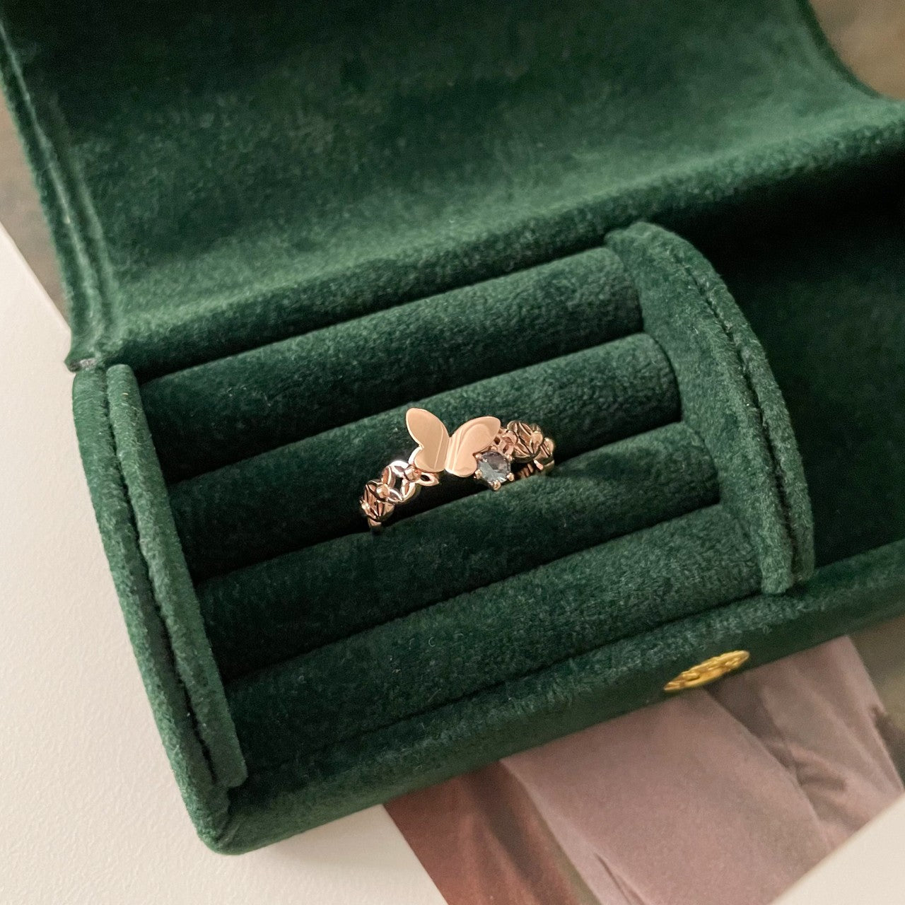 Butterfly Marine Ring