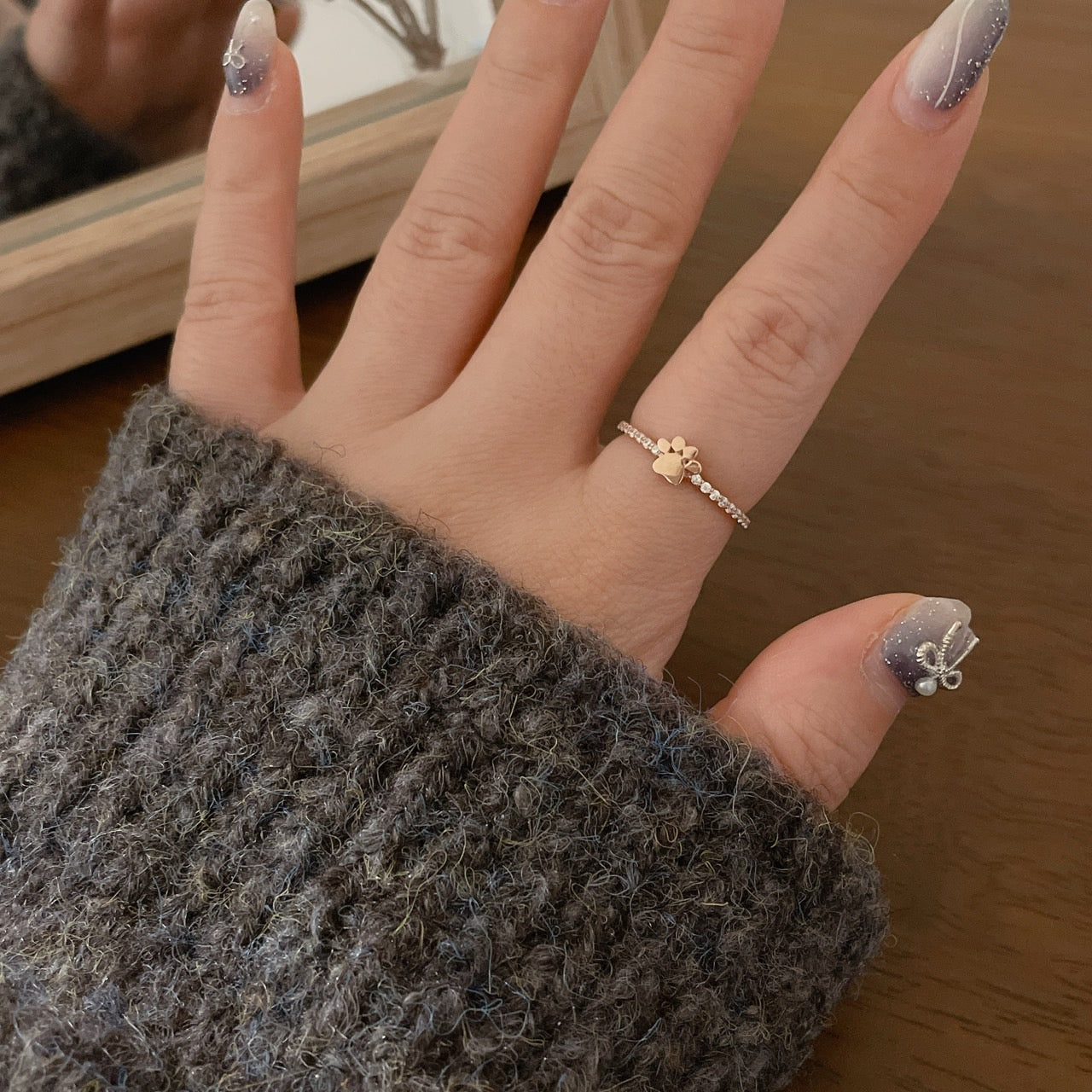 Paw Print Ring