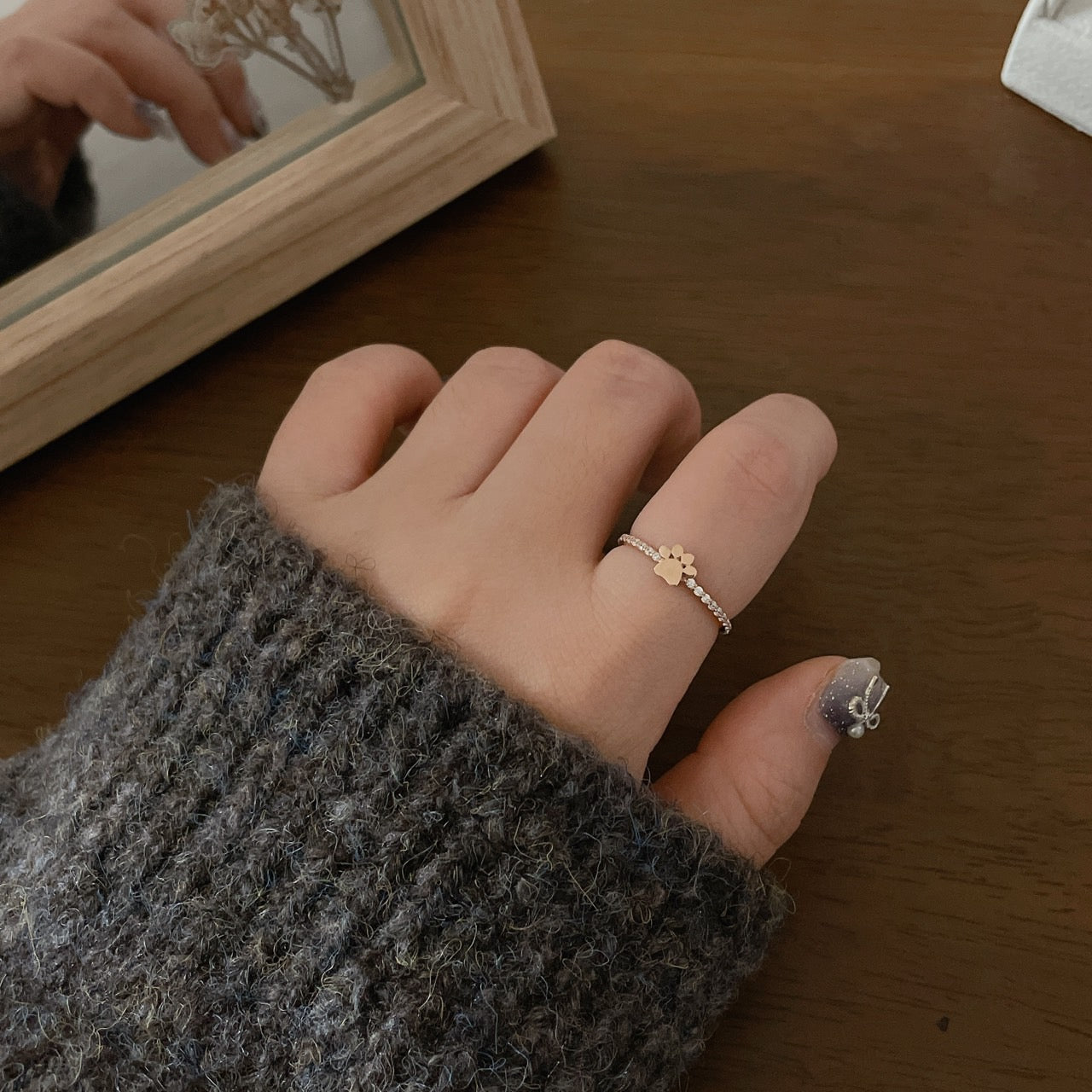 Paw Print Ring