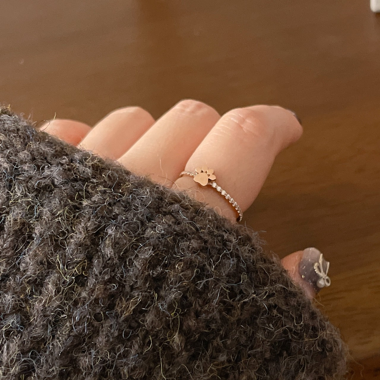Paw Print Ring