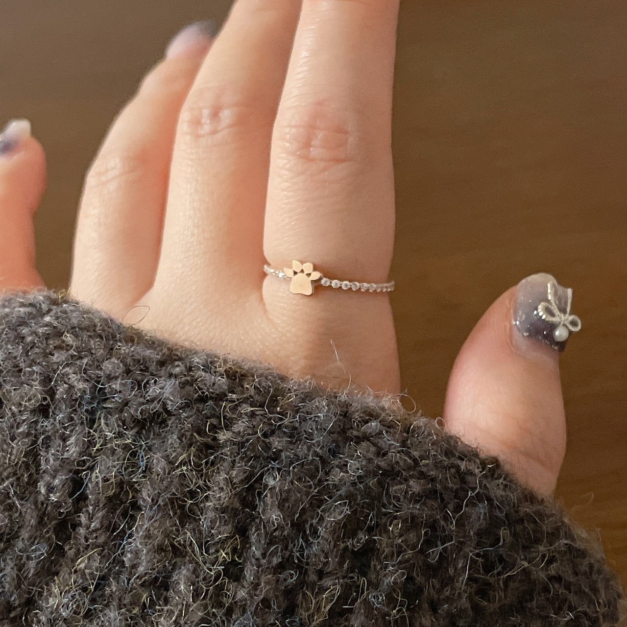 Paw Print Ring