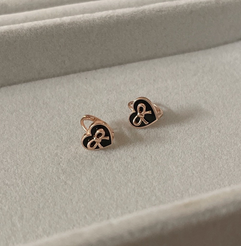 Bow Epoxy Earrings