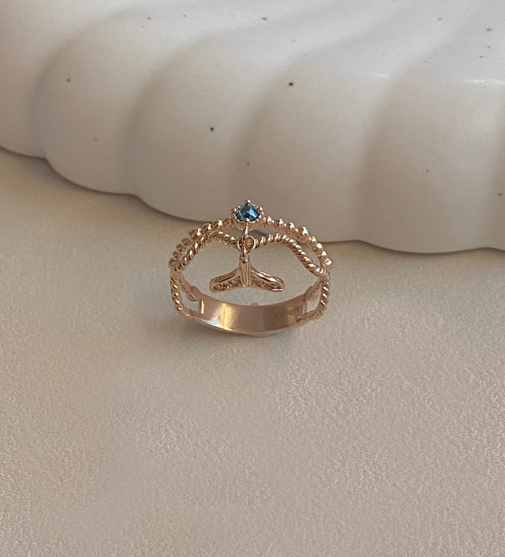 Dolphin Tail Ring