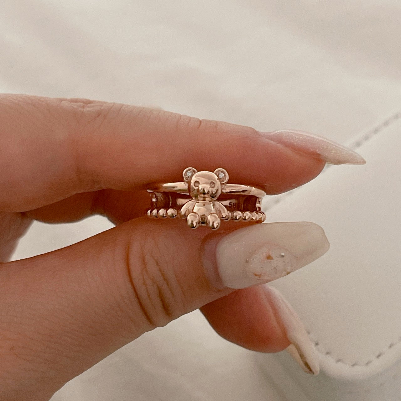 Bear Double Ring