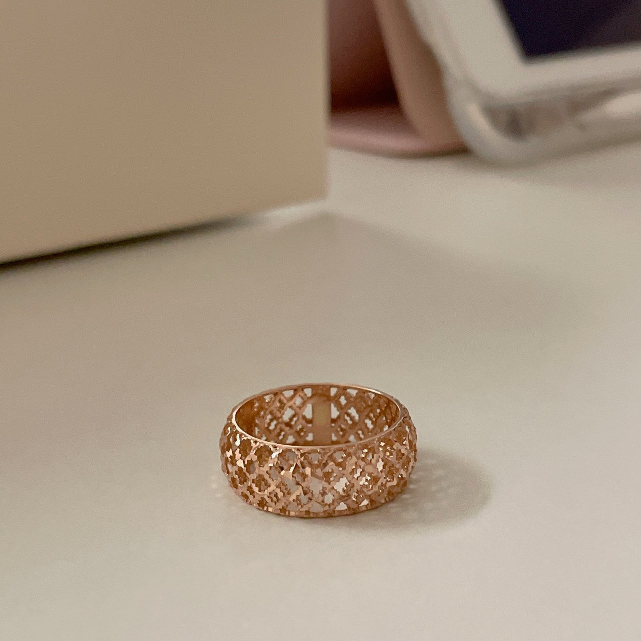 Lace Textured Ring