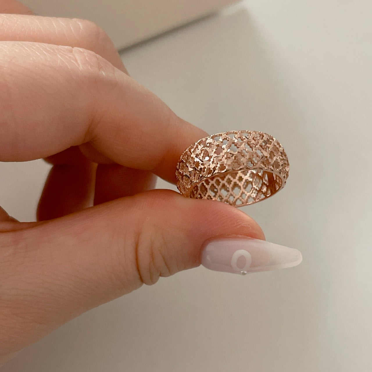 Lace Textured Ring