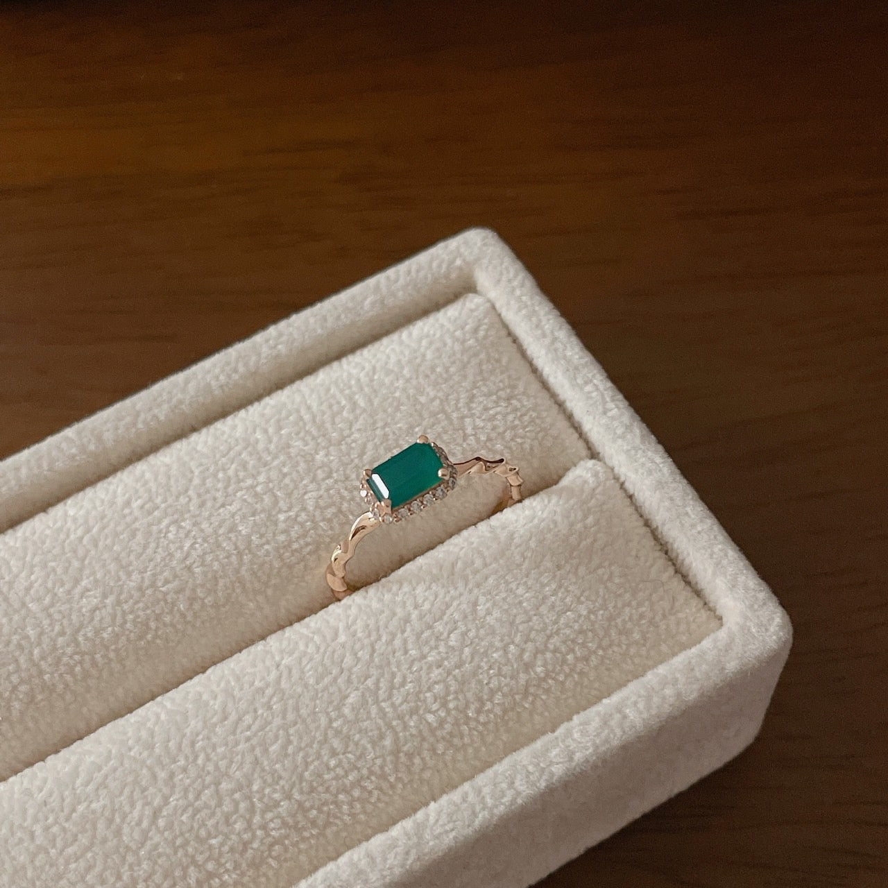 Green Onyx Ring