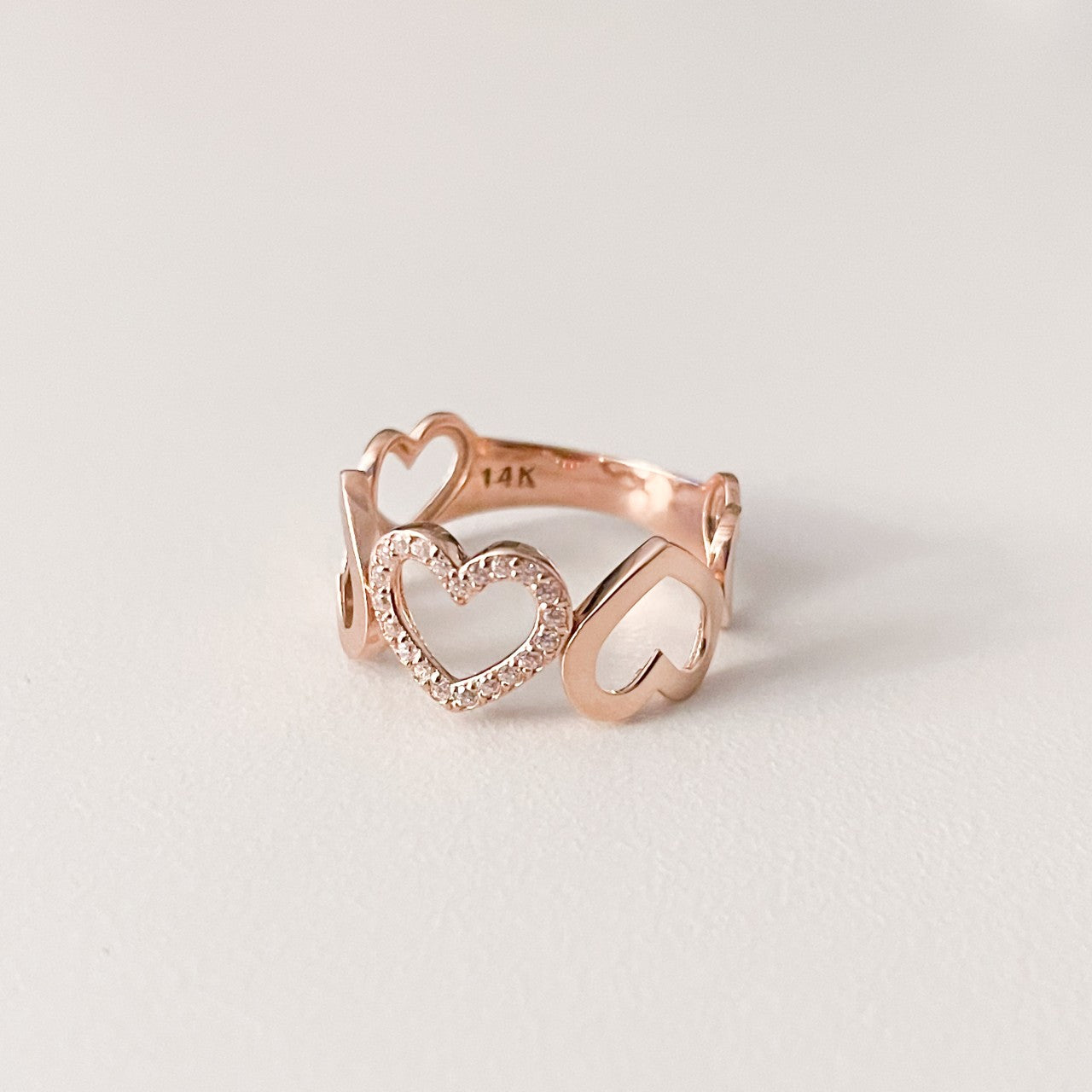 Heart Link Ring