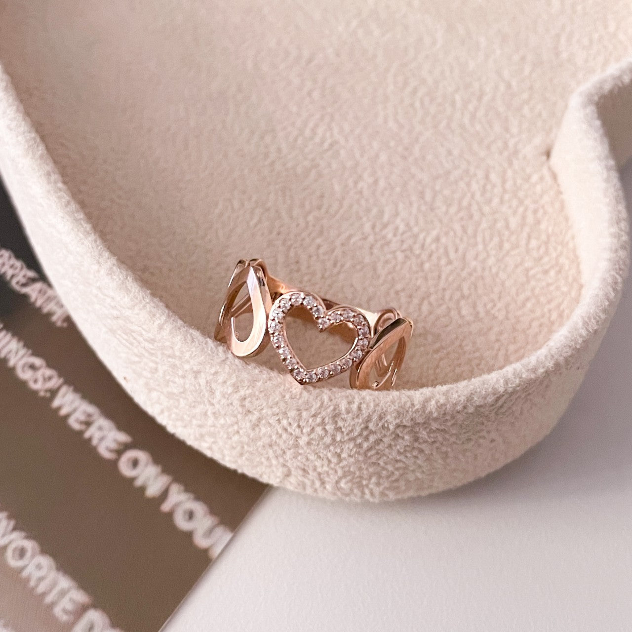Heart Link Ring