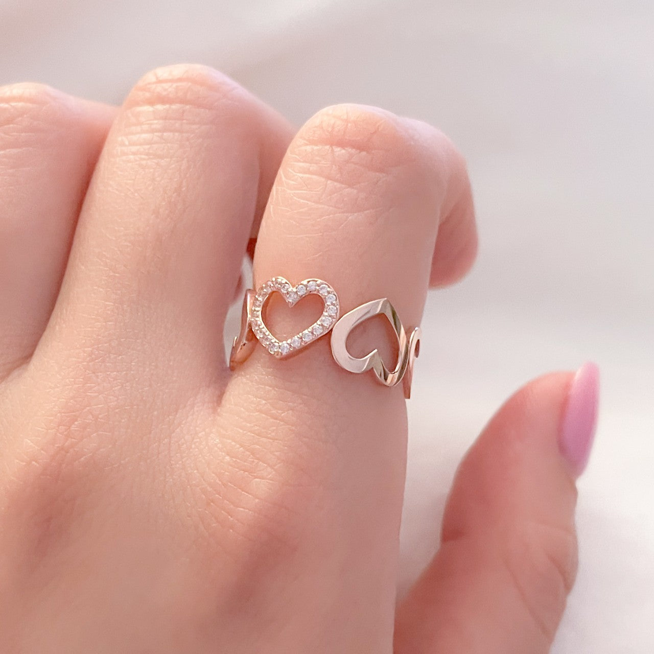 Heart Link Ring