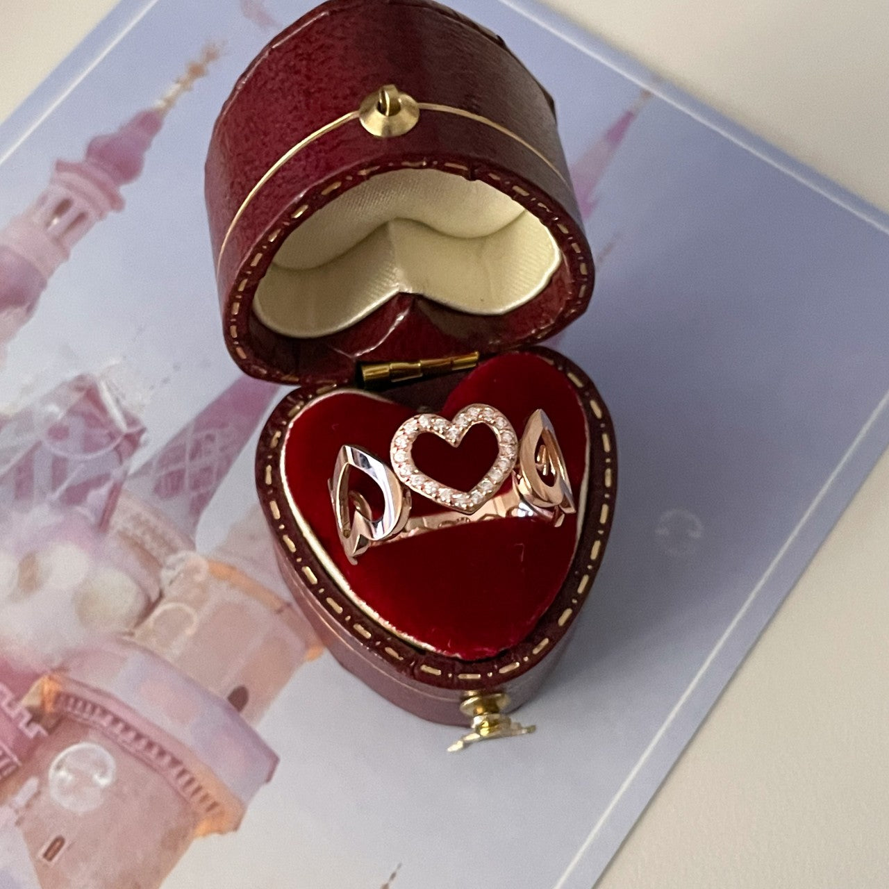 Heart Link Ring