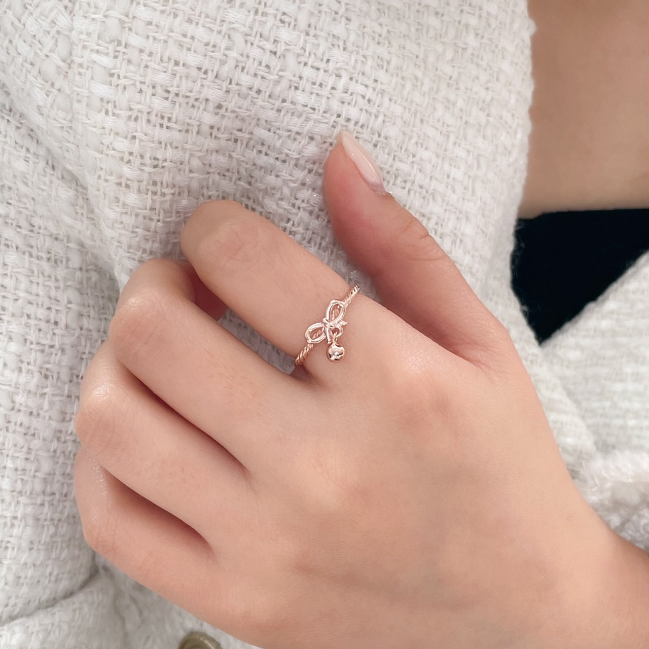 Bow Charm Ring