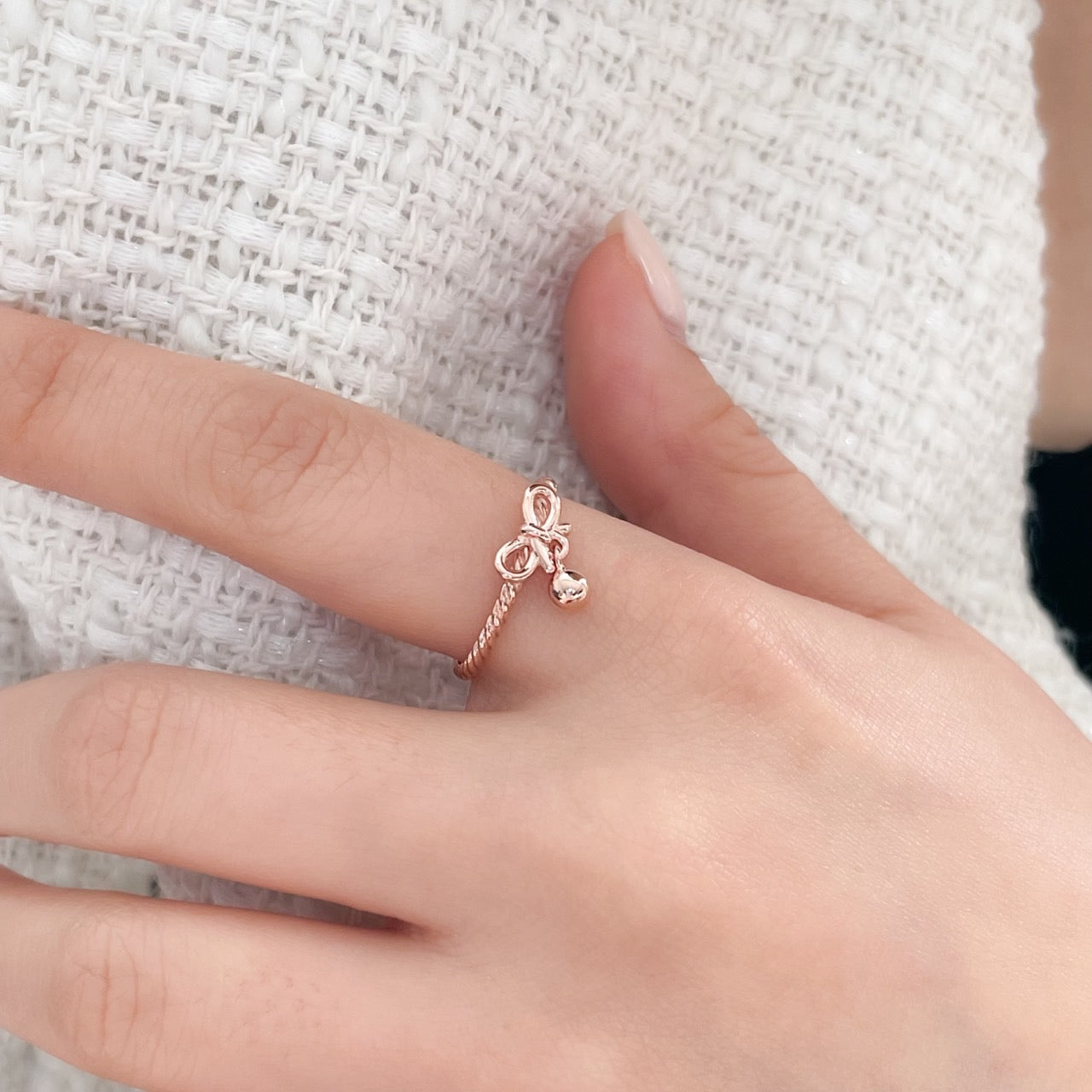 Bow Charm Ring