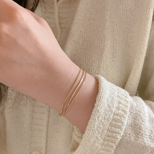 Triple Chain Bracelet