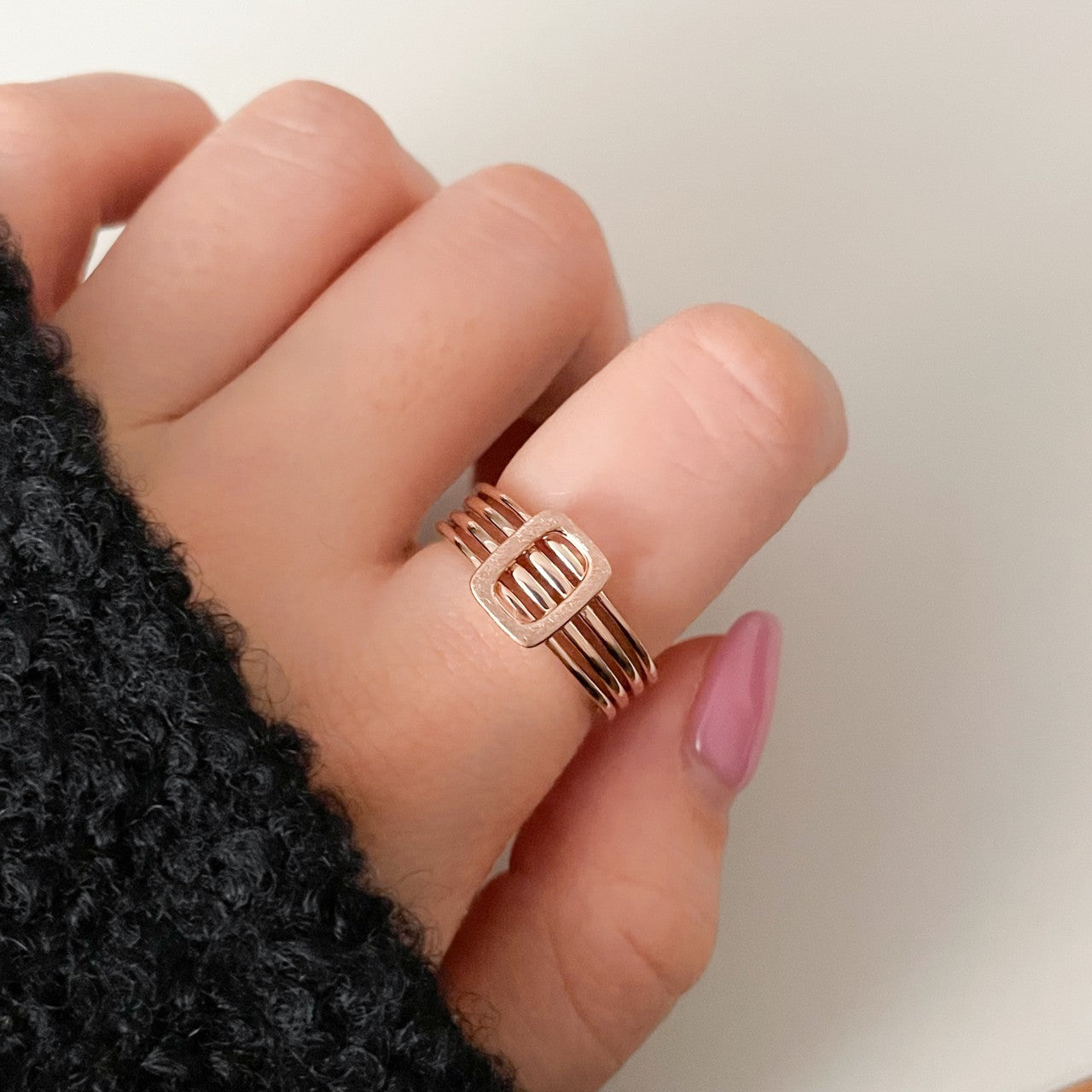 Triplet Row Ring