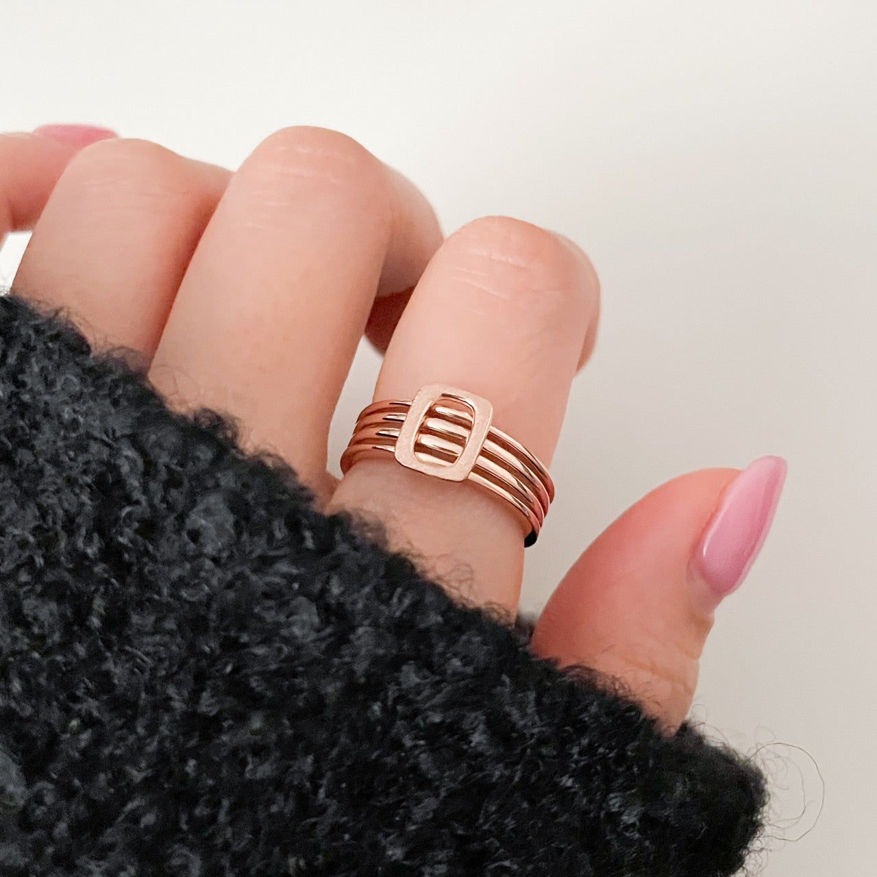 Triplet Row Ring