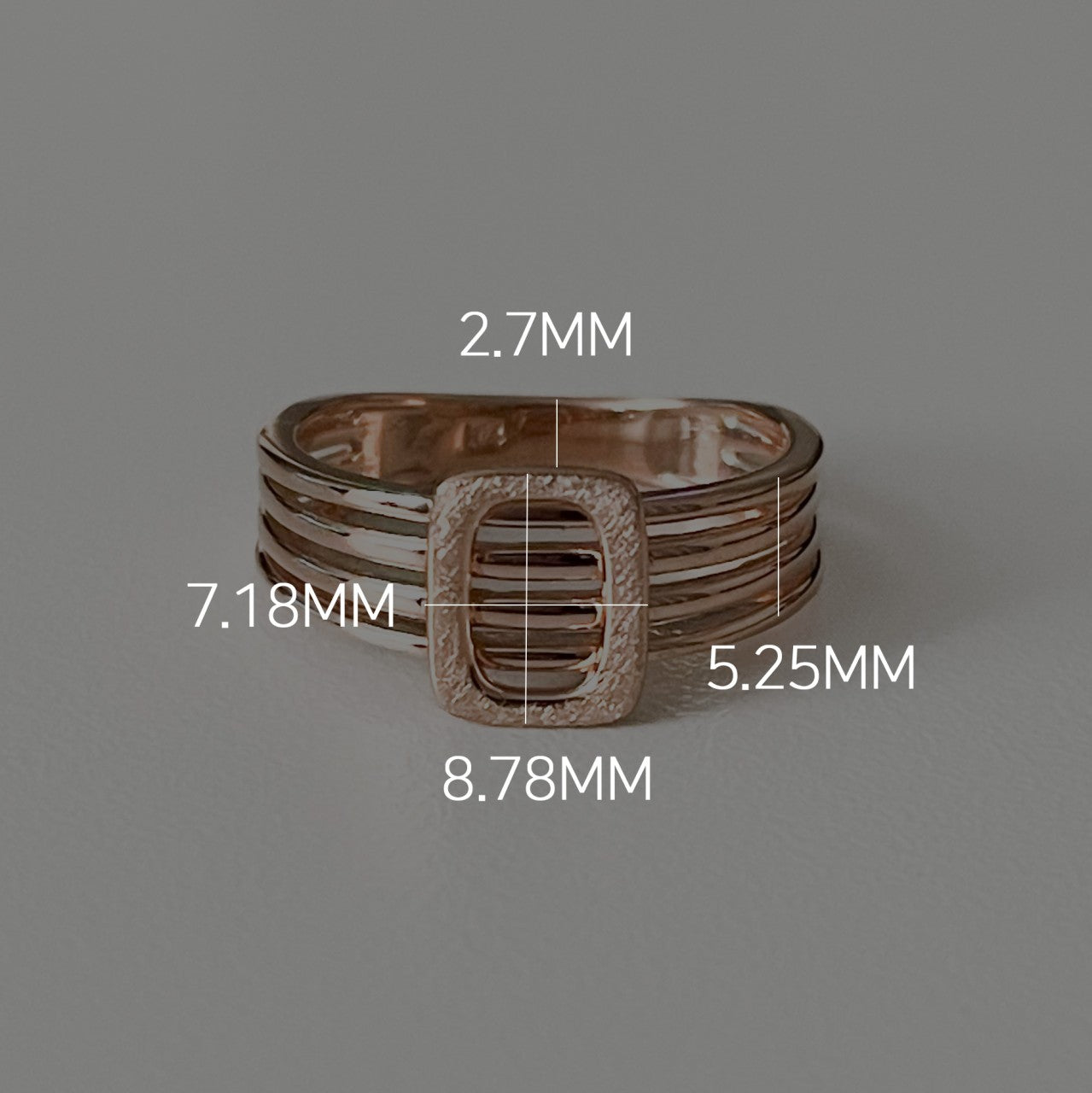 Triplet Row Ring