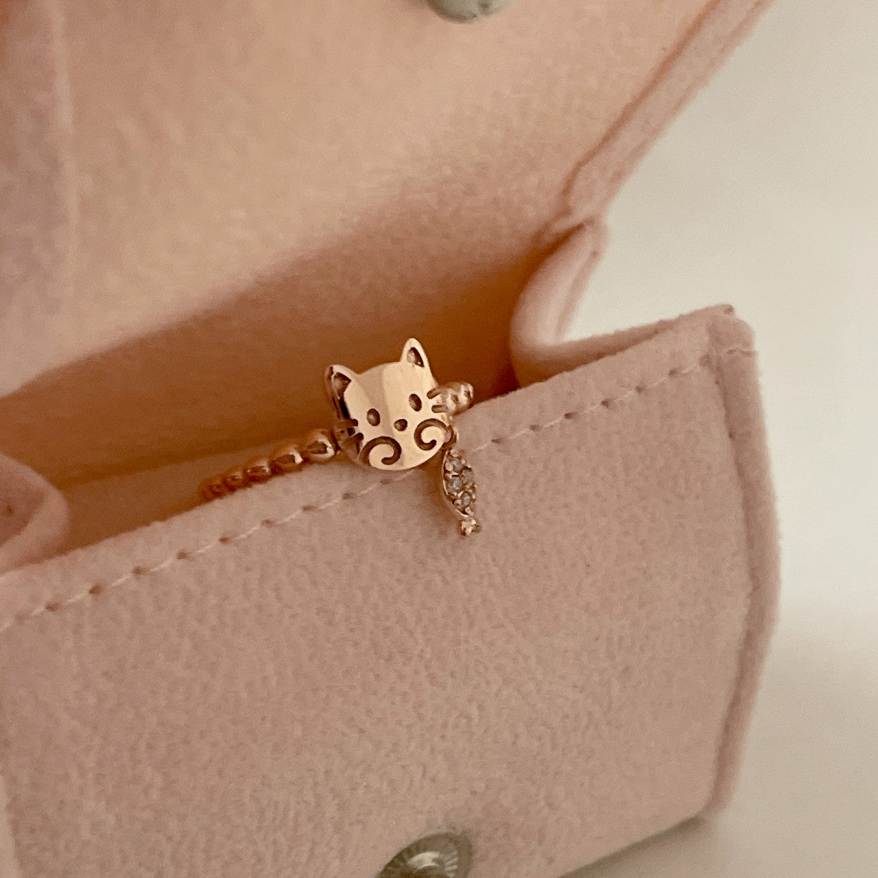 Cat Charm Ring