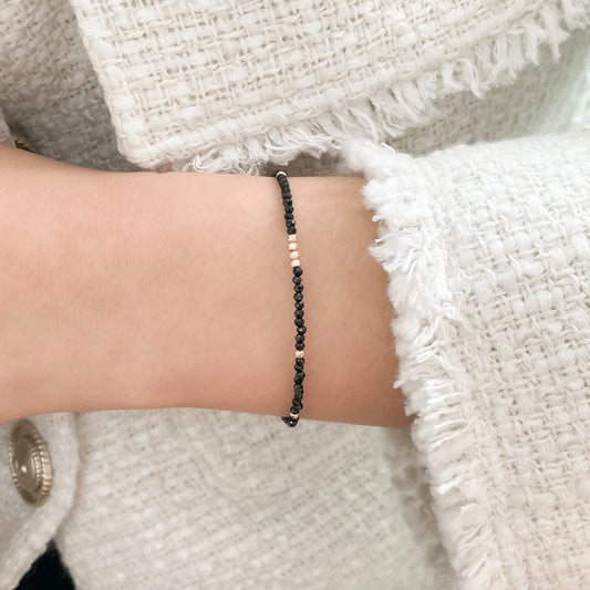 Black Spinel Bracelet